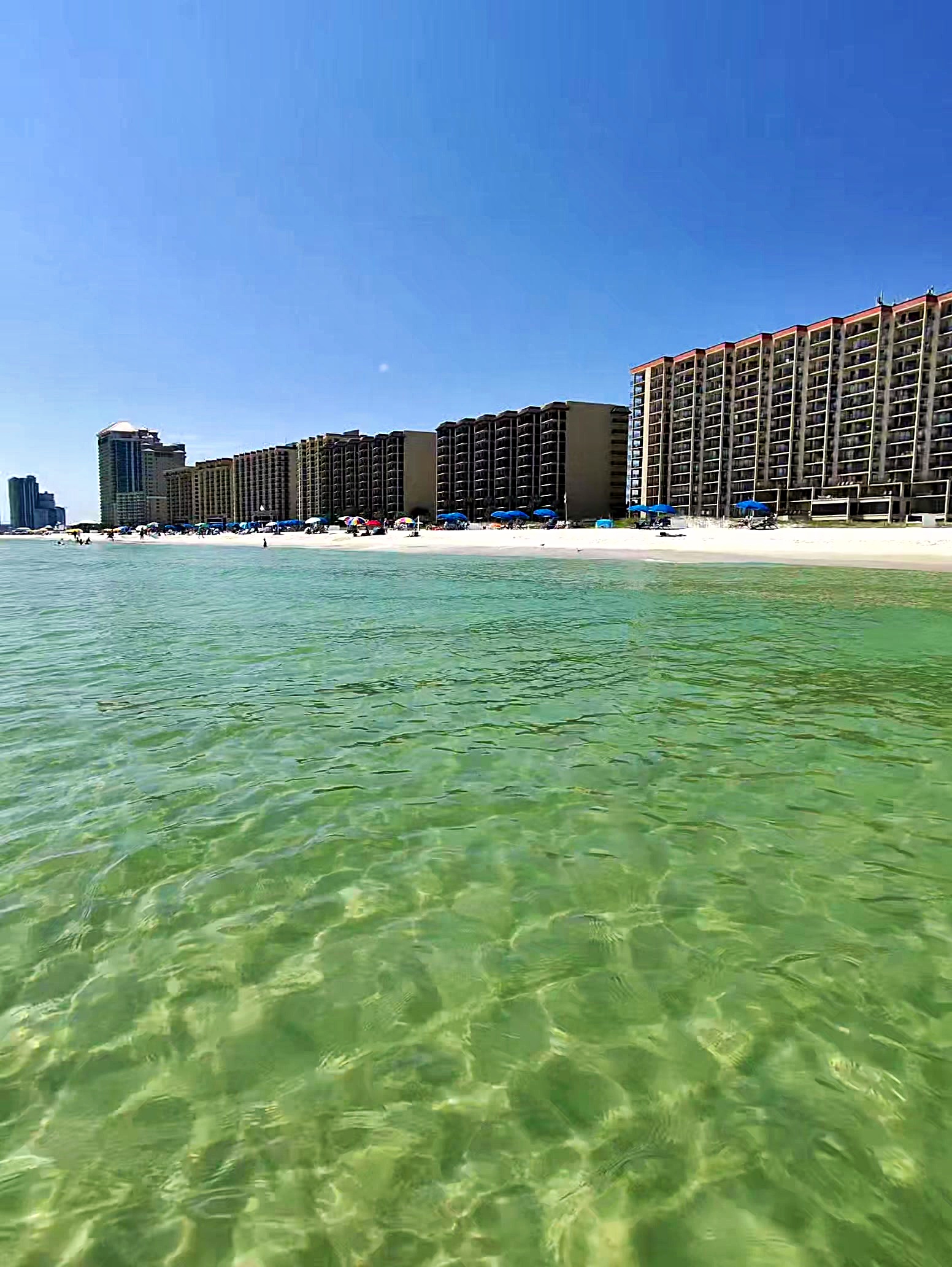 Gulf Coast condominium skyline, Alabama's Beaches